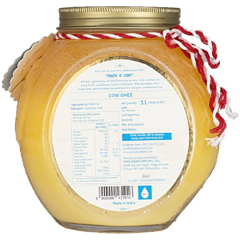 Parsi Dairy Farm Natural Cow Ghee, 1000 ml-2.webp